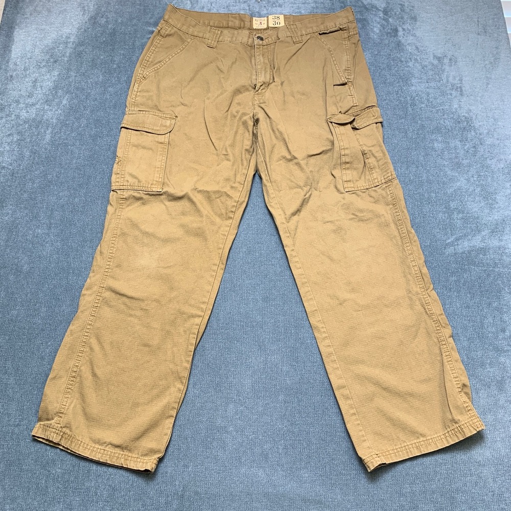 Red Head Cargo Pants Mens 38x30 Khaki Straight Leg Ripstop Utility Work